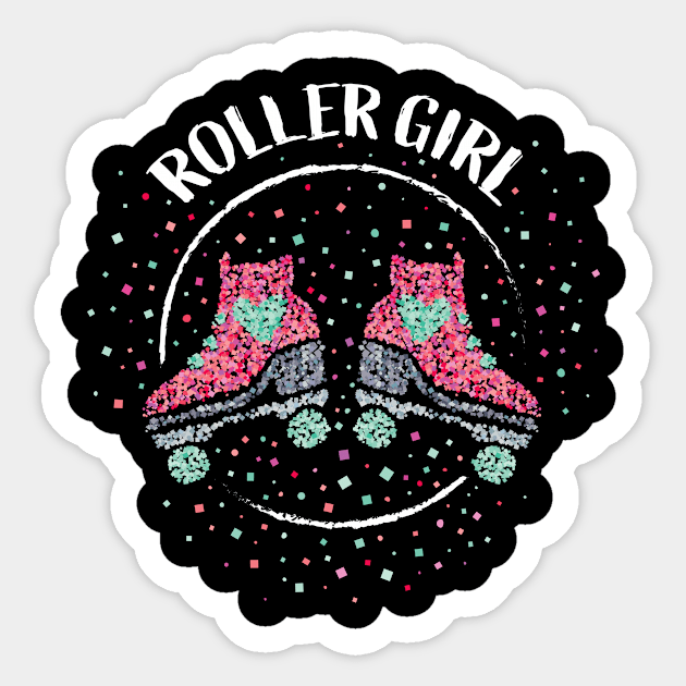 Roller Girl Roller Skates Roller Figure Skating Sticker by Kater Karl